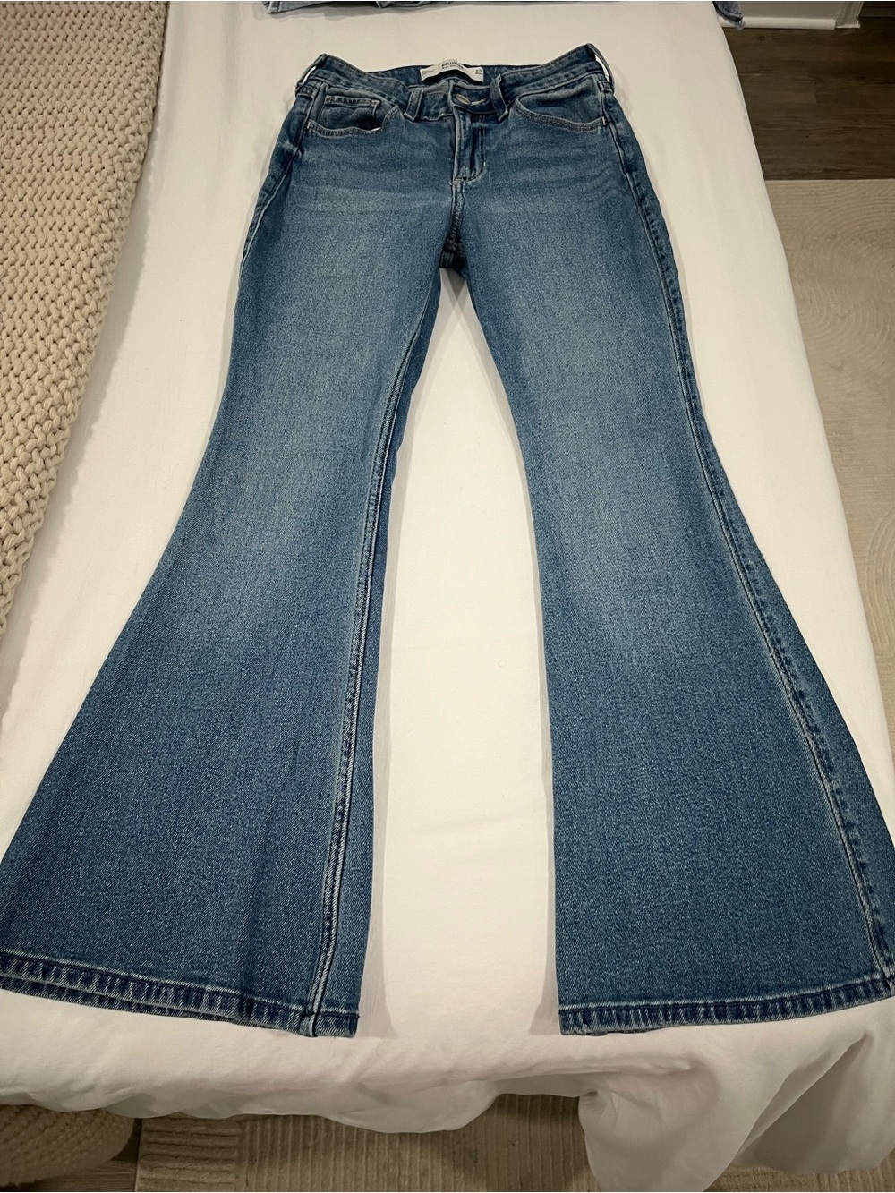 Hollister Blue Flared Jeans